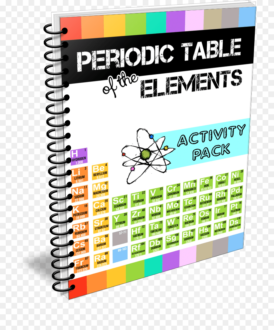 Periodicebooklarge Periodic Table Of The Element Activity Pack, Page, Text, Scoreboard Free Png Download