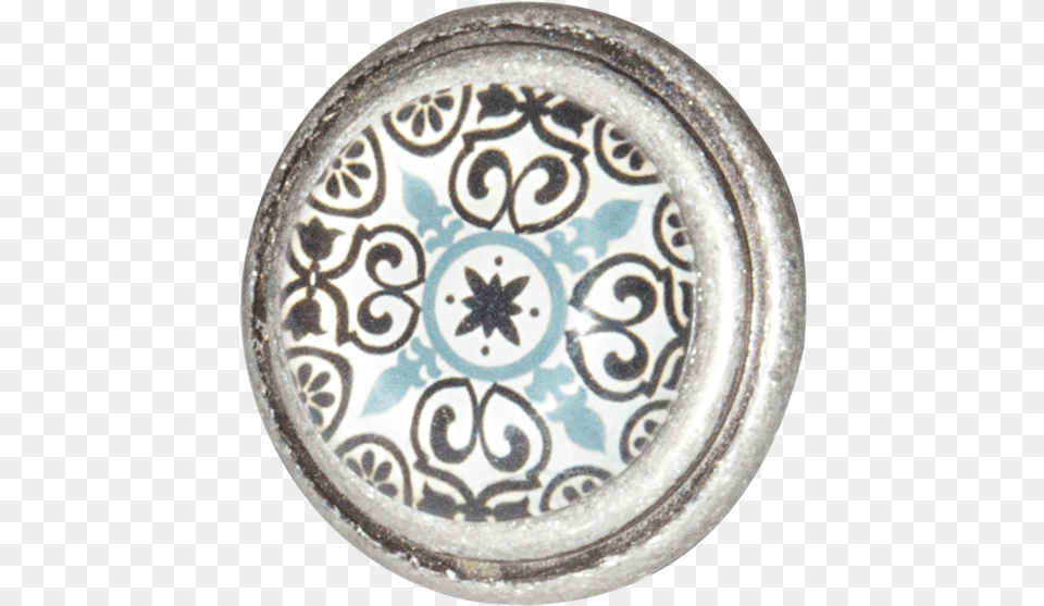 Periwinkle Drawer Knob U2013 Crab Apple Vintage Circle, Pottery, Art, Porcelain, Machine Png