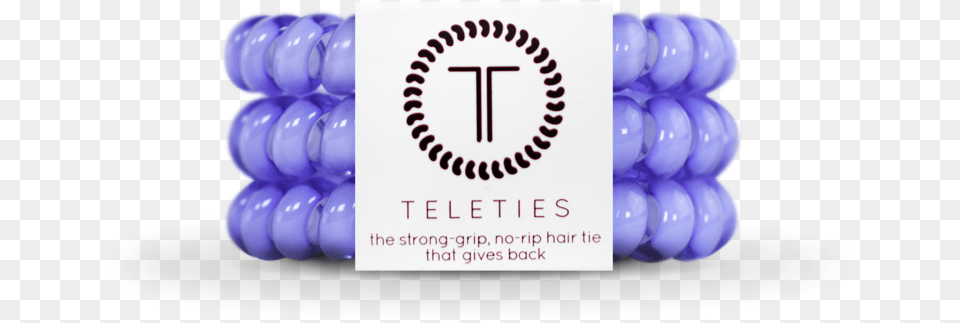 Periwinkle Large Hair Tie 3 Packclass Lazyload Lazyload Teleties Peony, Balloon, Purple, Text, Food Png Image