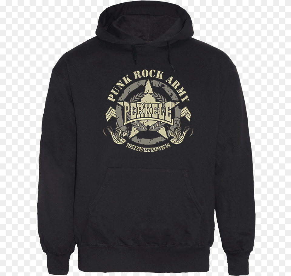 Perkele Quotpunk Rock Armyquot Kapu Hooded Chicago Bears Black Hoodie, Clothing, Knitwear, Sweater, Sweatshirt Free Transparent Png