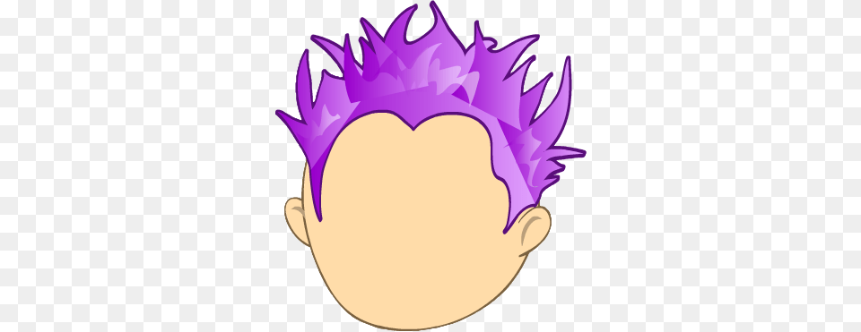 Perm Purple Spiky, Clothing, Hat, Cap, Baby Free Transparent Png