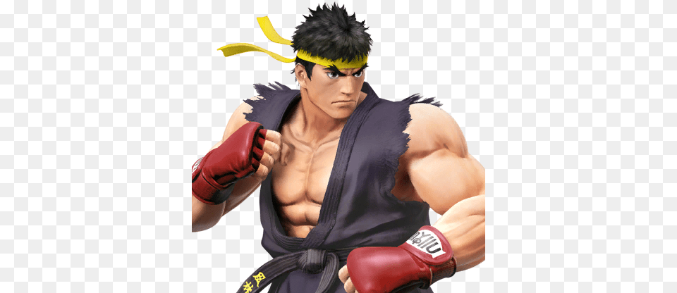 Permalink Amiibo Super Smash Bros Ryu, Adult, Male, Man, Person Free Transparent Png