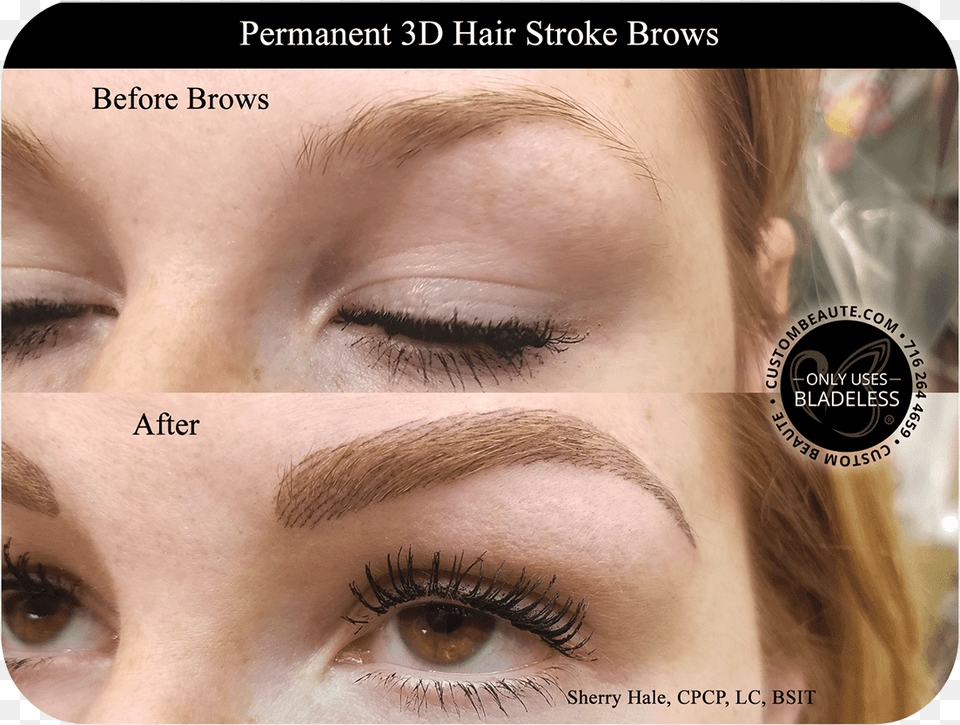 Permanent Brows Results Eyelash Extensions, Art, Collage, Face, Head Free Png