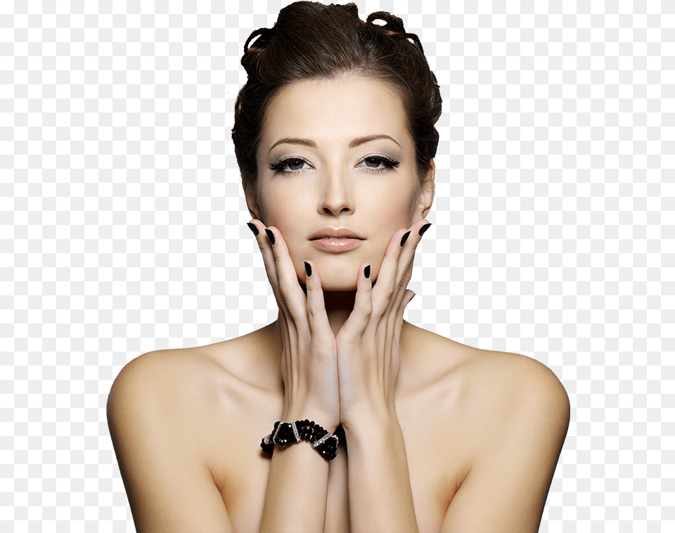 Permanent Eyeliner Sandy Ut Makeup A Women Hair Salon Contact, Hand, Person, Head, Portrait Free Transparent Png
