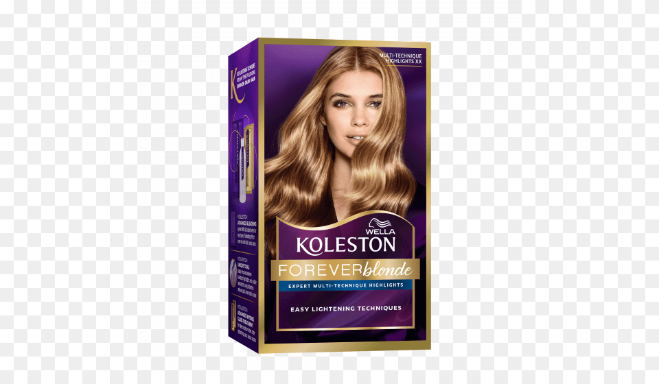 Permanent Hair Color Cream Multi Techinque Highlights Wella Koleston 6, Adult, Female, Person, Woman Png