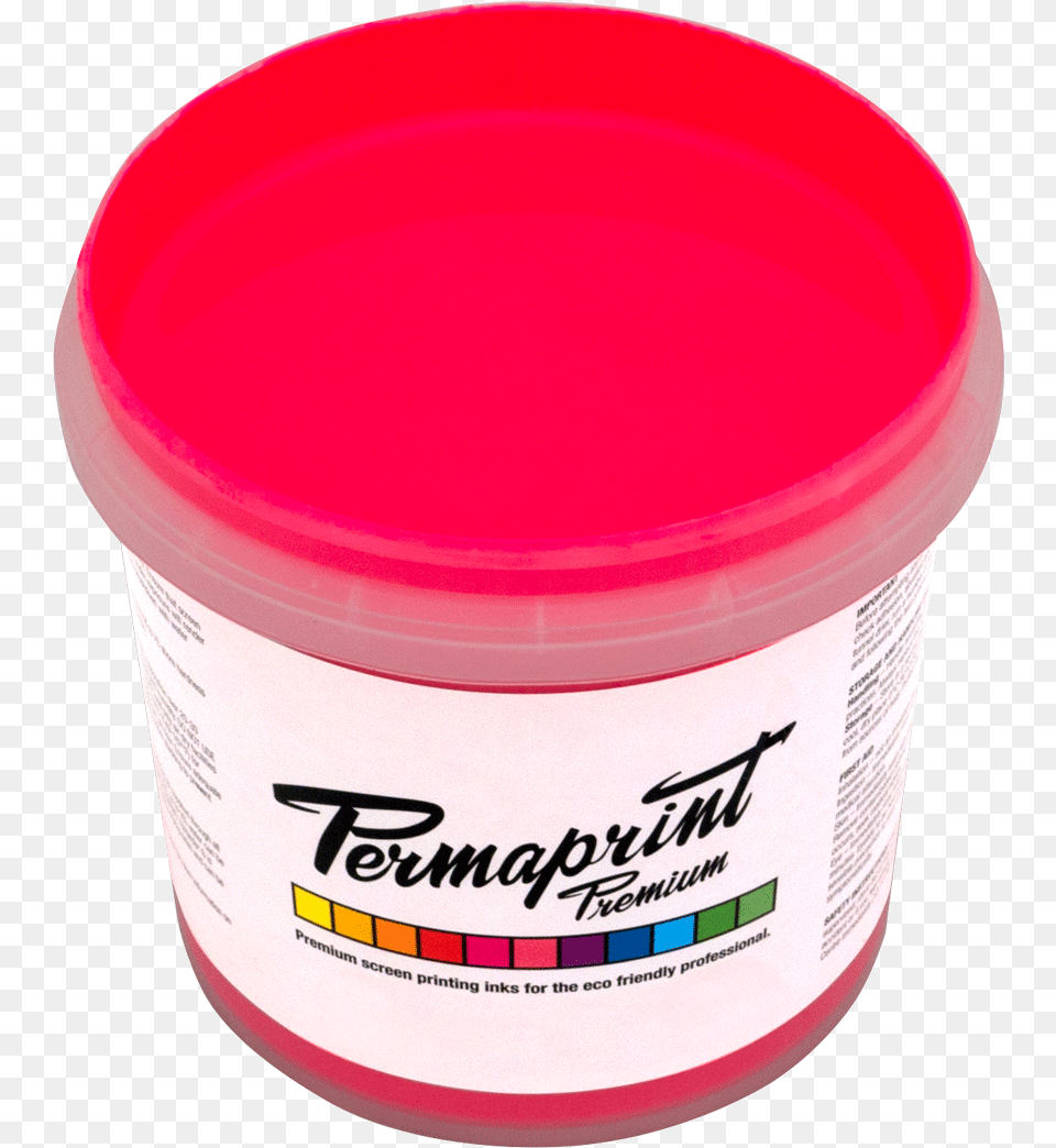 Permaprint Premium Glow Red, Dessert, Food, Yogurt, Paint Container Free Png