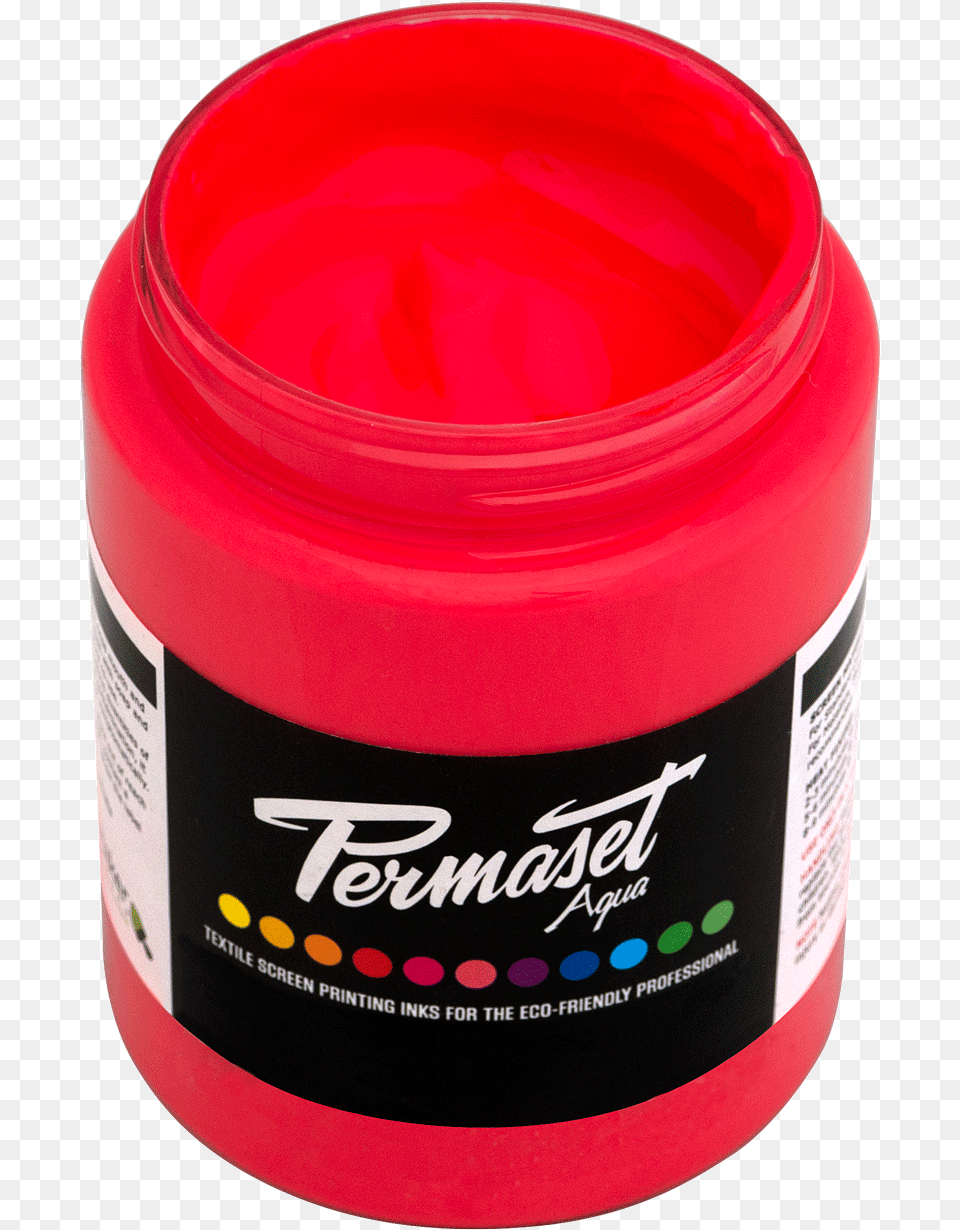 Permaset Glow Red Web, Paint Container, Bottle, Can, Tin Free Png