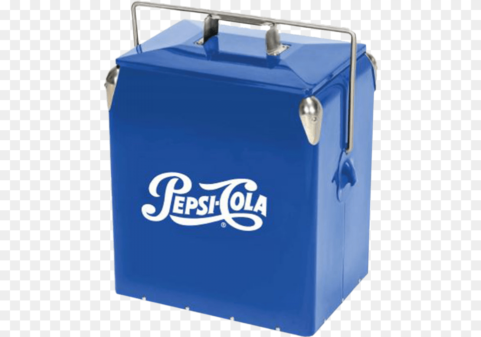 Permasteel 80 Qt Pepsi Rolling Patio Cooler Blue, Appliance, Device, Electrical Device, Mailbox Free Png