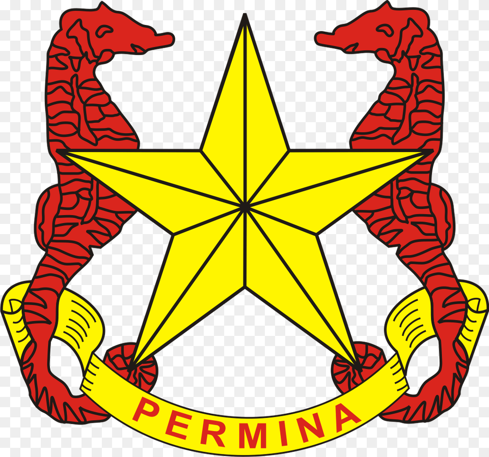 Permina Logo Pertamina Kuda Laut, Symbol, Star Symbol, Dynamite, Weapon Free Transparent Png