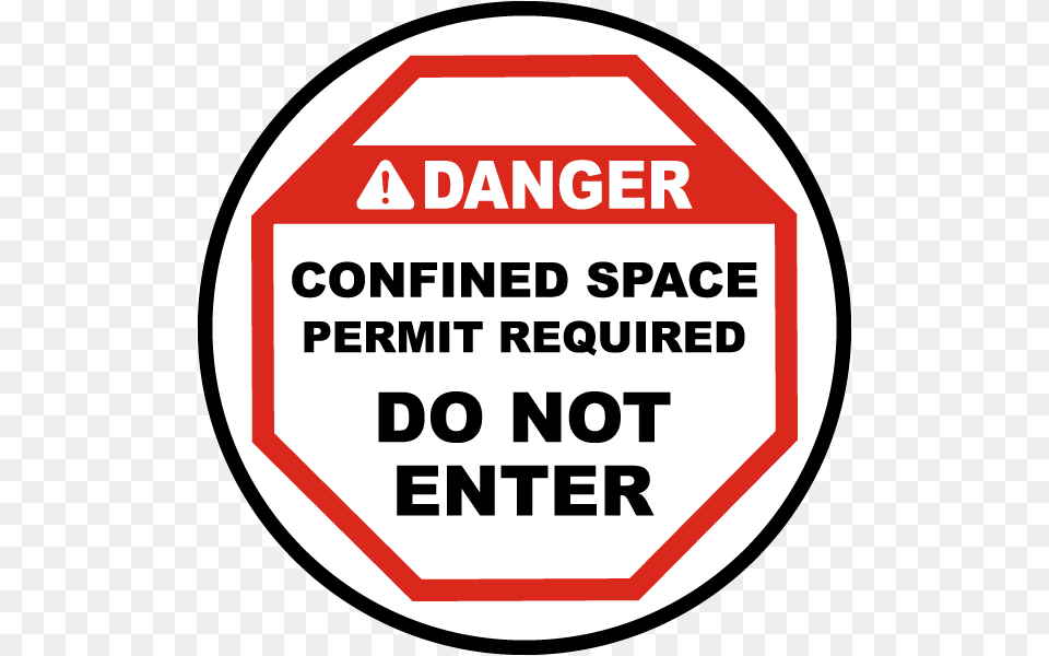 Permit Required Do Not Enter Floor Sign Child, Symbol, Road Sign, Disk, Stopsign Free Png Download