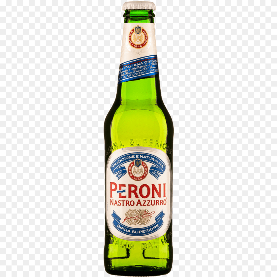 Peroni Bottle, Alcohol, Beer, Beer Bottle, Beverage Free Png Download
