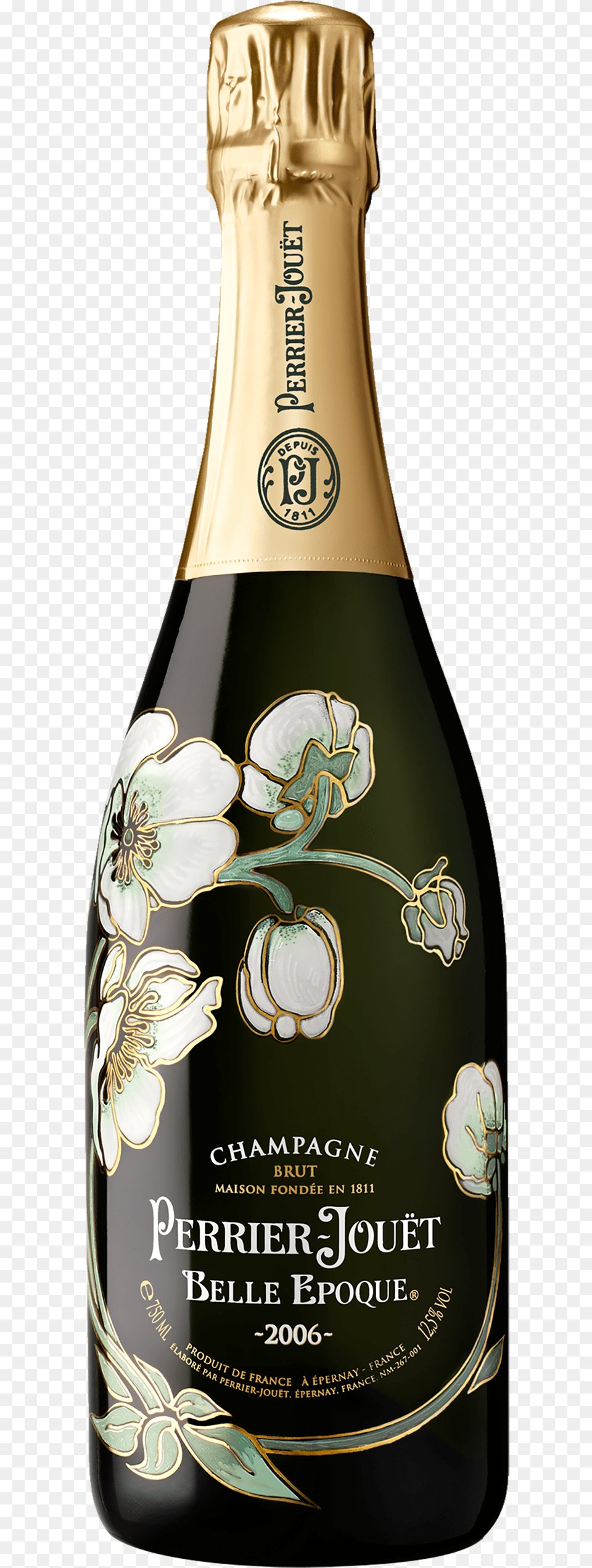 Perrier Jouet Belle Epoque, Alcohol, Beer, Beverage, Bottle Free Transparent Png