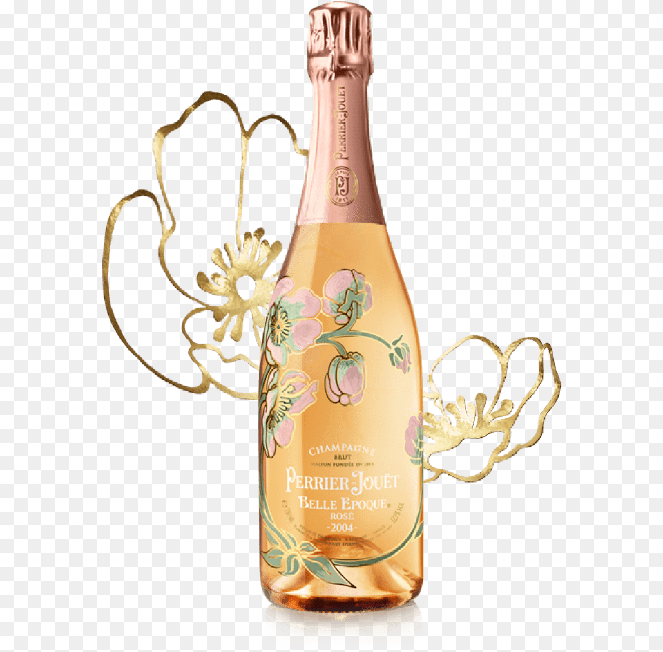 Perrier Jout Belle Epoque Rose Perrier Jouet Belle Epoque Rose 2006, Alcohol, Beverage, Bottle, Beer Png Image