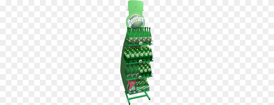 Perrier One Liter Bottle Display Lingo Manufacturing Company Inc, Beverage, Pop Bottle, Soda Png Image