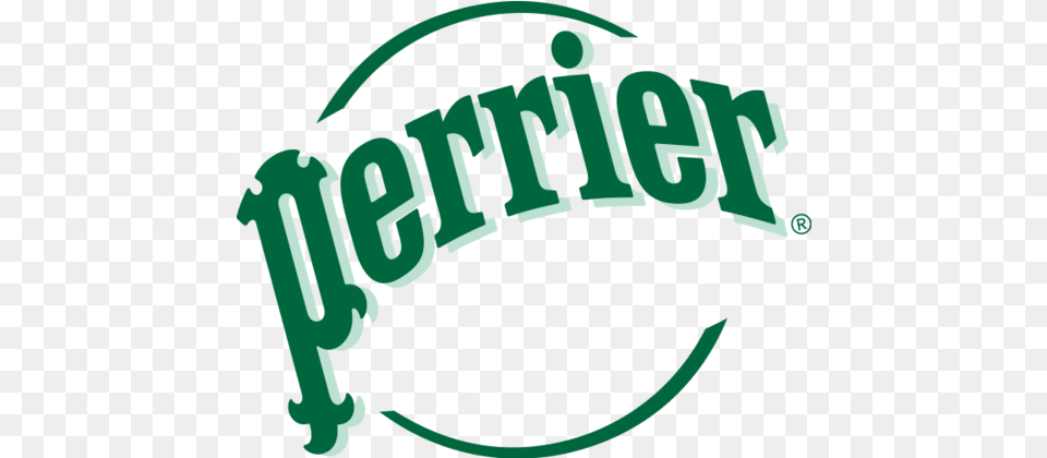 Perrier Outline Circle Logo Stickpng Perrier Logo, Green, Text Free Transparent Png