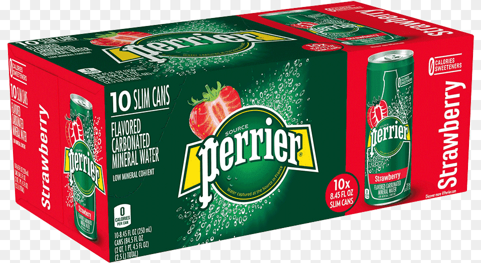 Perrier Sparkling Water Cans, Can, Tin Free Transparent Png