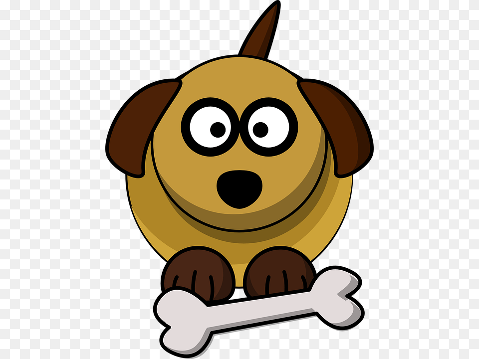 Perro Dibujos Animados Hueso Mascota Animales Big Dog Clip Art Png