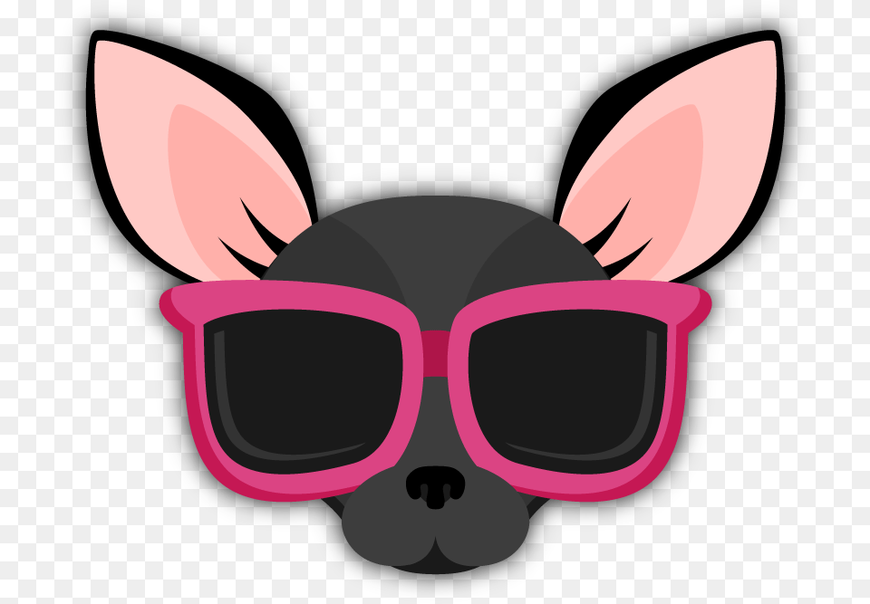 Perros Chihuahua Emojis, Accessories, Glasses, Sunglasses, Goggles Free Png