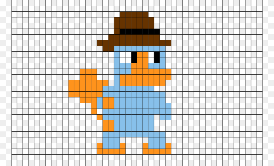 Perry Platypus 8bit Pixelart Pixel Art Pato Donald, Pattern, Cross, Symbol Png