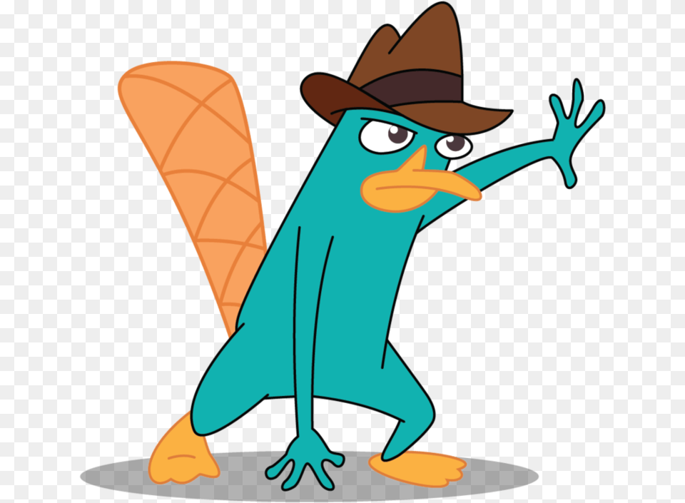 Perry The Platypus By Mohawgo Perry The Platypus Action, Cartoon, Clothing, Hat, Baby Png Image