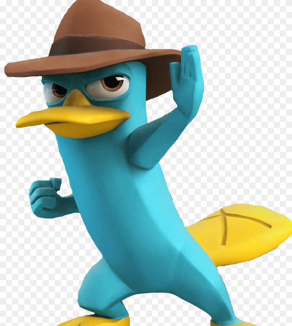 Perry The Platypus Perry The Platypus Posing, Cartoon, Toy, Clothing, Glove Free Transparent Png
