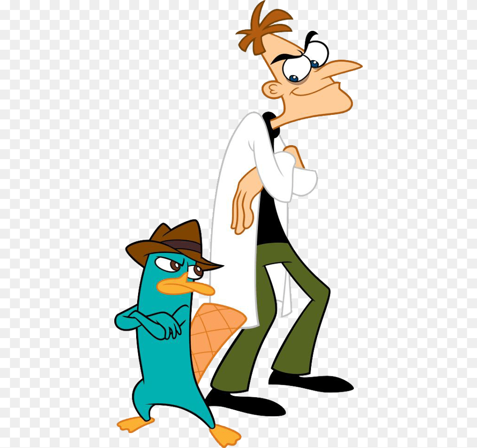 Perry The Platypus Phineas And Ferb Best Shows Ever Agent P And Dr Doofenshmirtz, Cartoon, Person, Baby Free Png Download