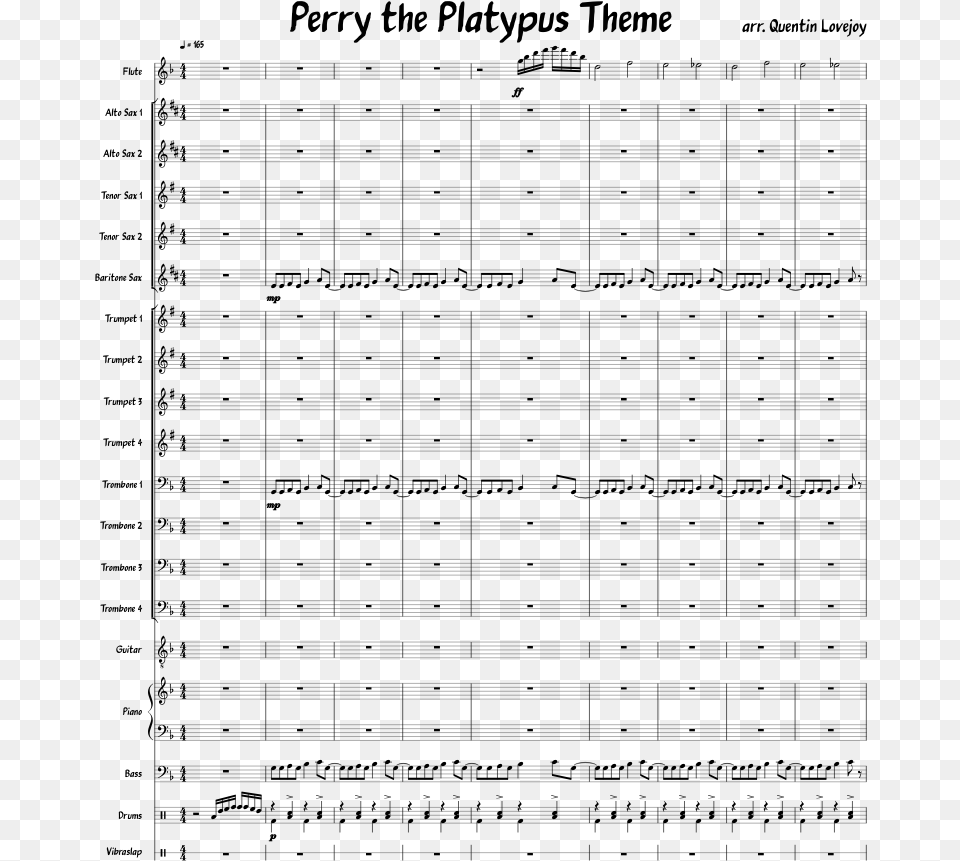 Perry The Platypus Theme Perry The Platypus Theme Song Piano, Gray Free Png