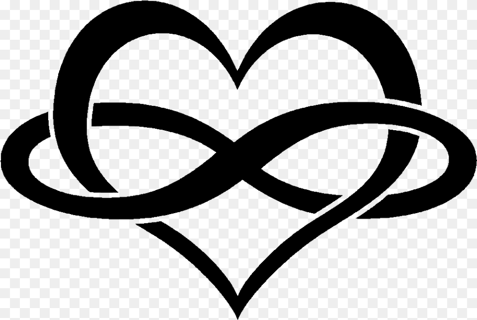 Persevere Heart Symbol Infinity Tattoo Free Infinity Heart Png Image