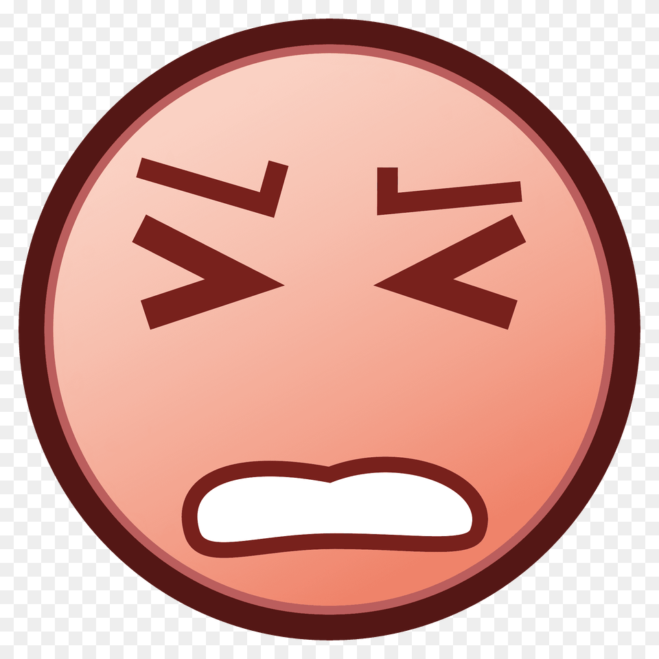 Persevering Face Emoji Clipart, Head, Person Free Png Download