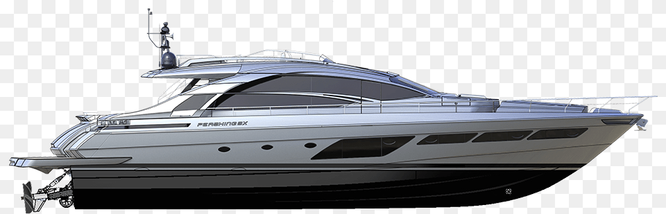 Pershing 8x New Profile Picnic Boat, Transportation, Vehicle, Yacht Free Png