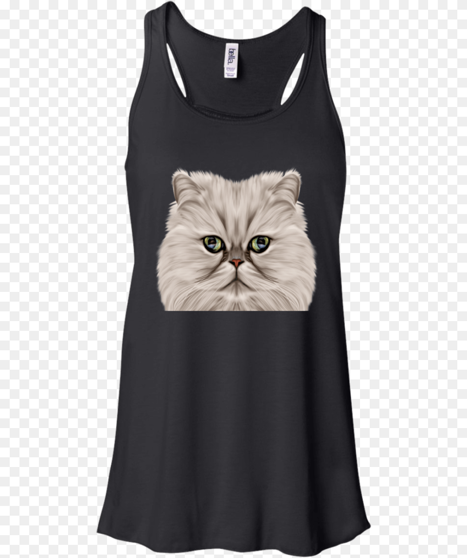 Persian Cat Flowy Racerback Tank You Can T Sit With Us Disney Villains, Animal, Clothing, Mammal, Pet Free Png Download