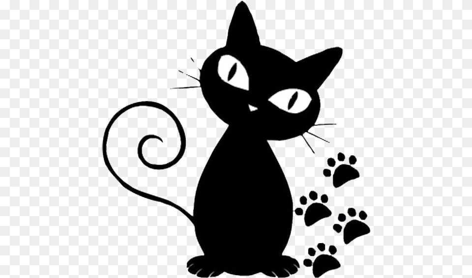 Persian Cat Norwegian Forest Cat Kitten Black Cat Cartoon Black Cat Cartoon, Animal, Mammal, Pet Png Image