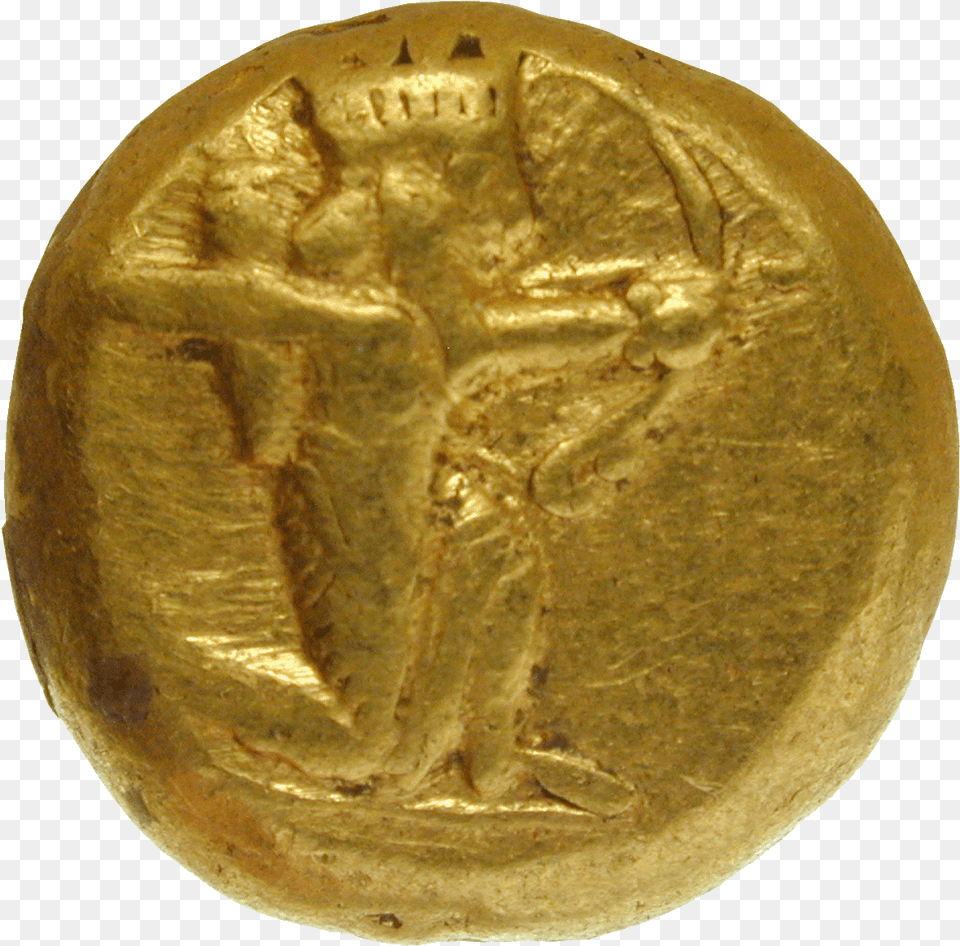 Persian Empire Daric, Gold, Coin, Money Png Image