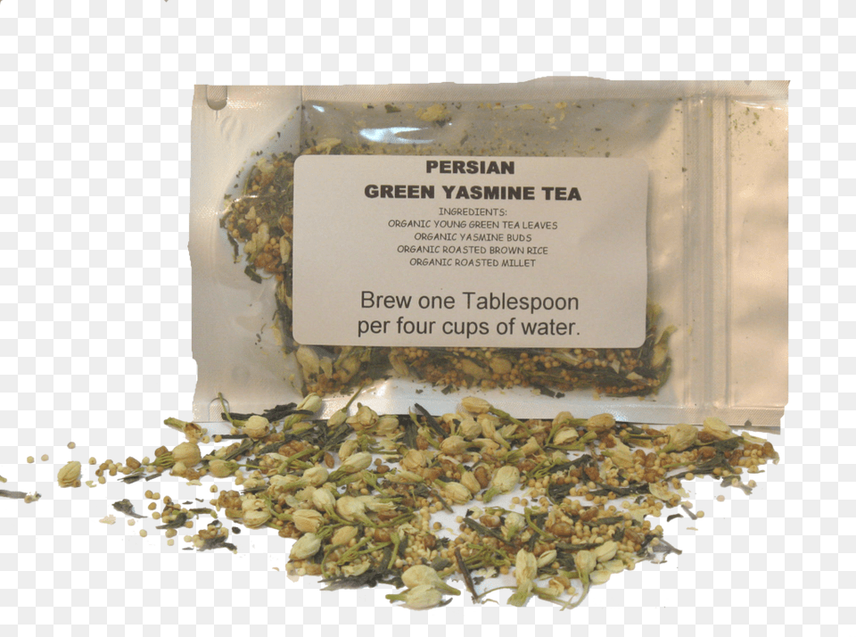 Persian Green Yasmine Tea Panch Phoron, Business Card, Paper, Text, Food Free Png