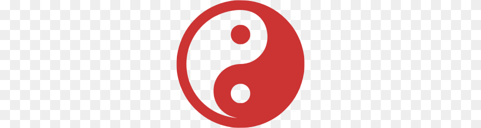 Persian Red Yin Yang Icon, Maroon, Logo Free Png