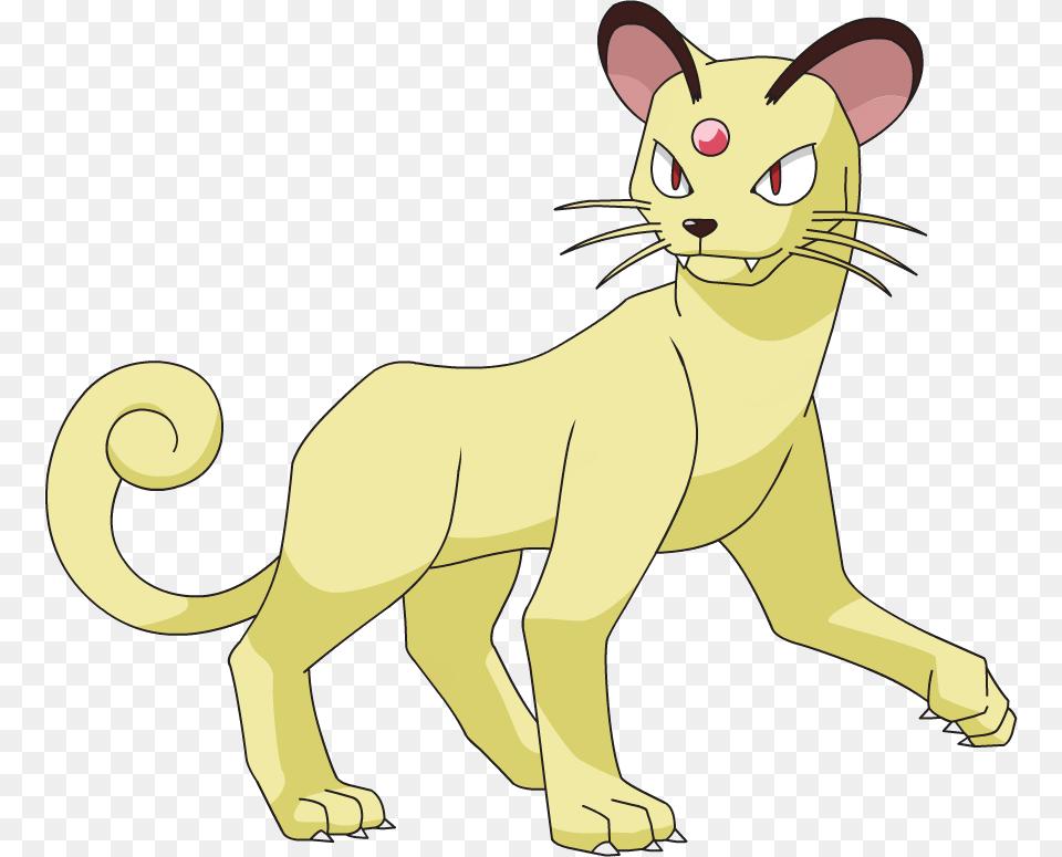 Persian Shiny Persian Pokemon, Animal, Cat, Mammal, Pet Free Png