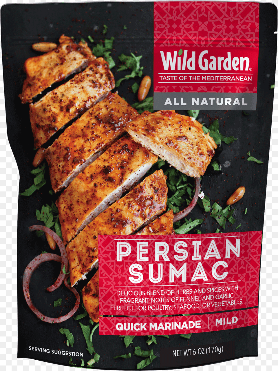 Persian Sumac Wild Garden Persian Marinade 6 Oz Pack, Advertisement, Poster, Food, Meat Free Transparent Png