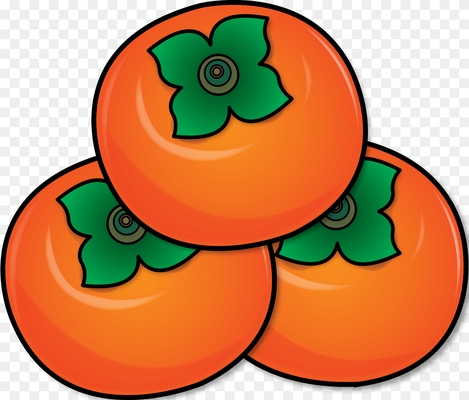 Persimmon Clipart, Food, Fruit, Plant, Produce Png