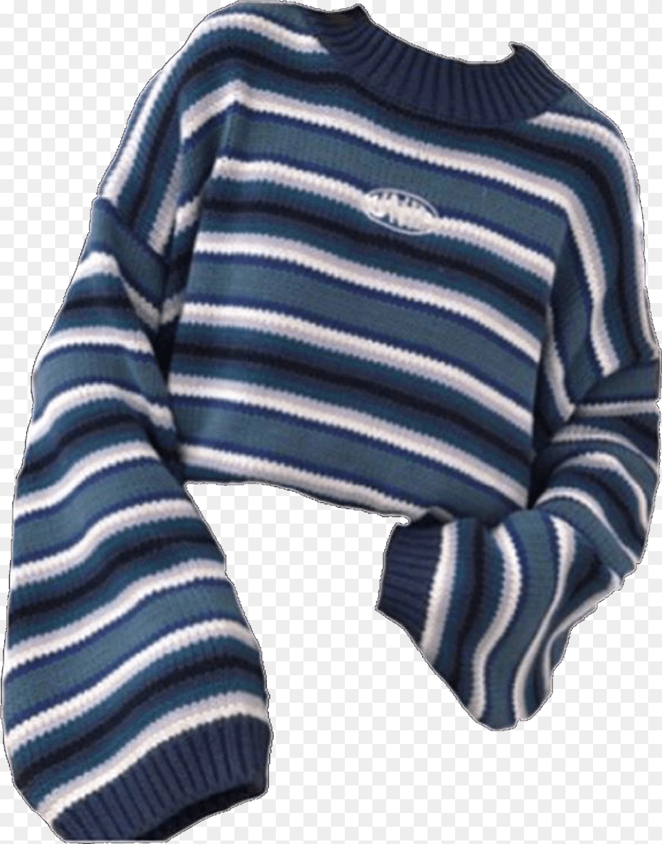 Persimmon Clothes Clothing Vintage Striped Sweater, Knitwear, Coat, Sweatshirt Free Png Download