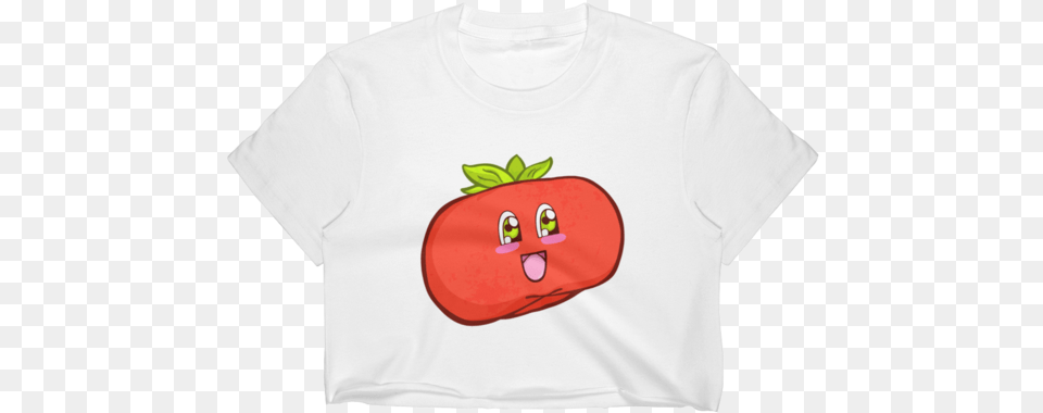 Persimmon Crop Top Crop Top, Clothing, T-shirt, Food, Fruit Free Transparent Png