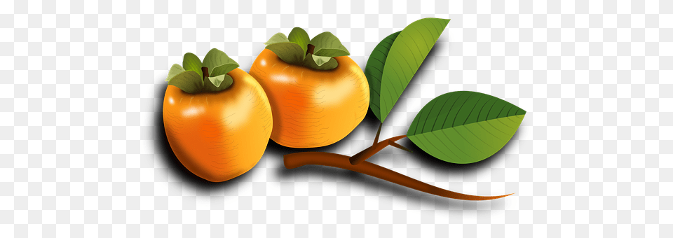 Persimmons Food, Fruit, Plant, Produce Png Image