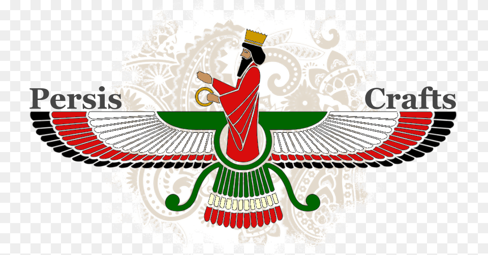 Persiscrafts Old Logo Persia Logo, Emblem, People, Person, Symbol Free Png Download