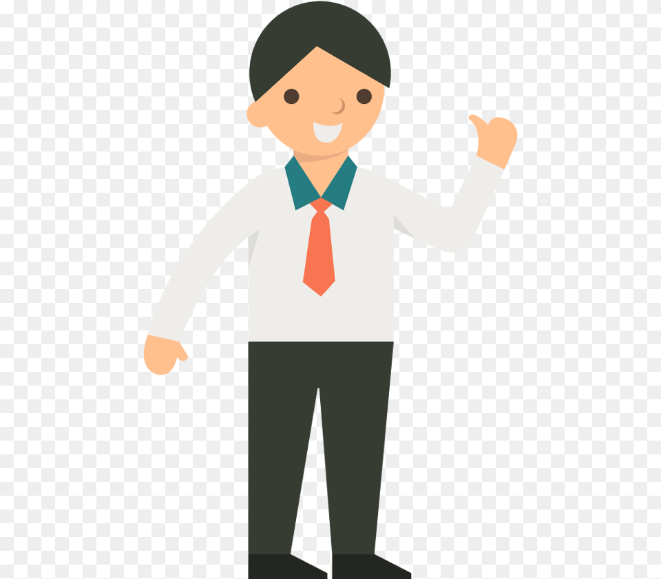 Person Animated Cartoon Man Transparent Background Transparent Background Cartoon Man, Accessories, Formal Wear, Tie, Necktie Png Image