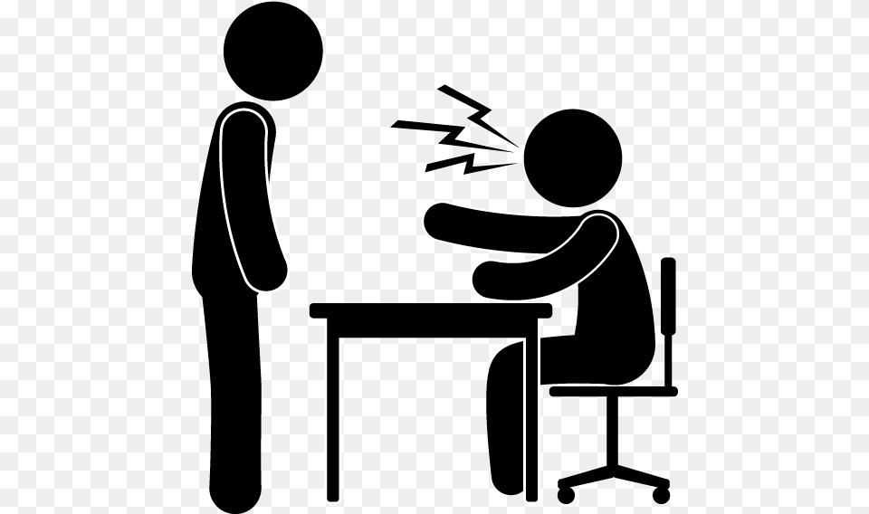 Person At Desk Clipart, Cutlery, Fork, Clothing, Glove Free Png