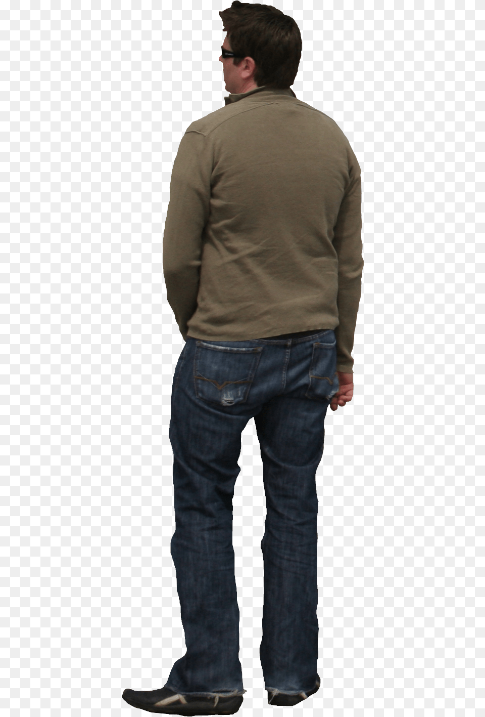 Person Back View People Back Psd, Long Sleeve, Clothing, Sleeve, Pants Free Png Download