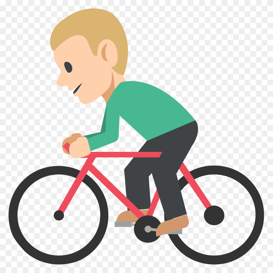 Person Biking Emoji Clipart, Vehicle, Transportation, Sport, Bicycle Free Transparent Png