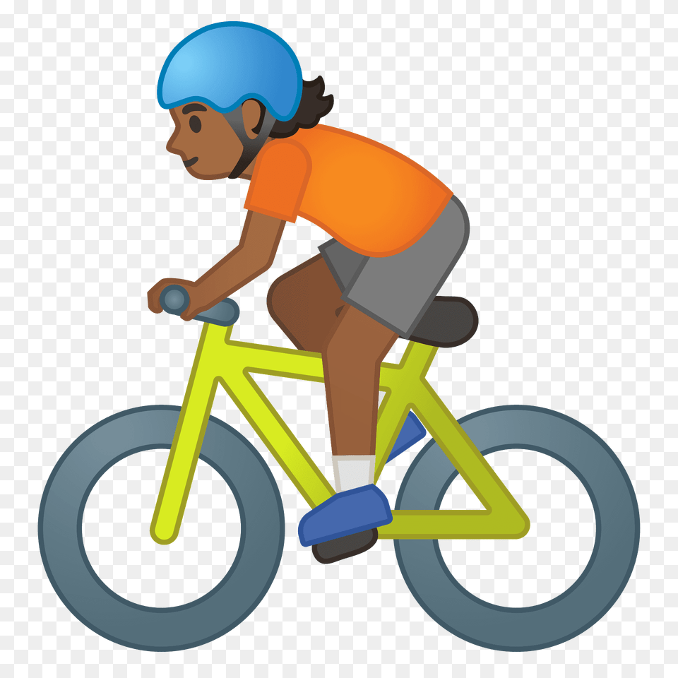 Person Biking Emoji Clipart, Face, Head Free Png