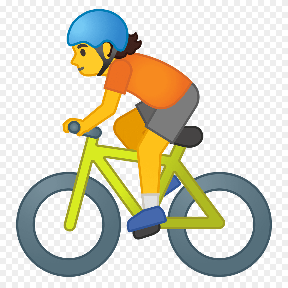 Person Biking Emoji Clipart, Face, Head Free Png Download