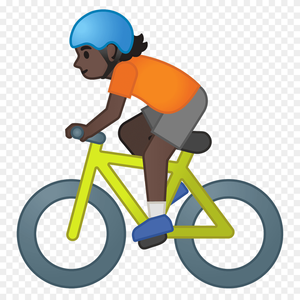 Person Biking Emoji Clipart, Face, Head Free Png