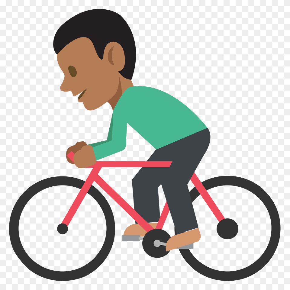 Person Biking Emoji Clipart, Bicycle, Sport, Vehicle, Transportation Free Transparent Png